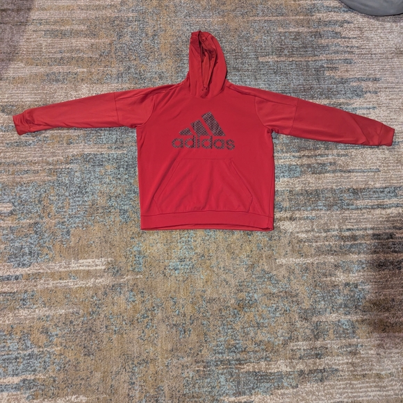 adidas Other - Adidas Scarlet Hoodie with Black Logo